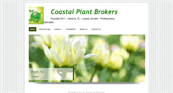 Desktop Screenshot of coastalplantbrokers.com