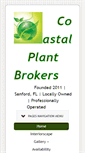 Mobile Screenshot of coastalplantbrokers.com